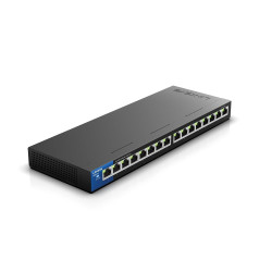 Linksys 16-Port Switch - Unmanaged - 8 x 10/100/1000 (PoE+) + 8 x 10/100/1000 - Desktop