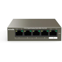 Tenda TEG1105P, 5 Port Gigabit PoE Switch Compatible