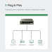 Tenda TEG1105P, 5 Port Gigabit PoE Switch Compatible