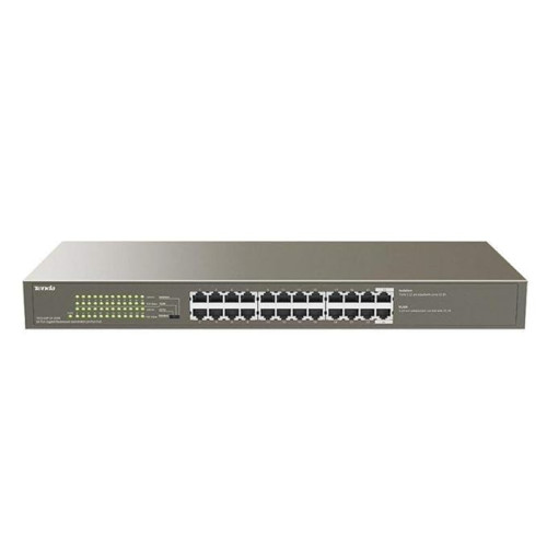 Tenda TEG1124P-24-250W 24-Port Gigabit Rackmount Switch