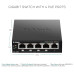 Dlink Switch DGS1005P Unmanaged Desktop 1 Gbps (RJ45) ports quantity 5 PoE ports quantity 4 Power supply type External