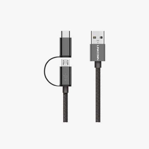 Linkcomn Ki820C Micro-USB Cable With USB Type C Connector