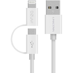 Linkcomn KI 810 2 in 1 Lightning and Micro USB cable
